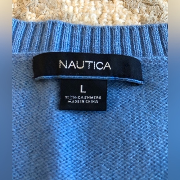 100% Cashmere sweater vest by Nautica - Picture 3 of 5